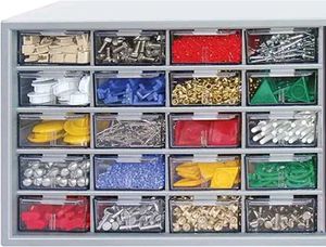 16 Drawer Component Organizer with transpa