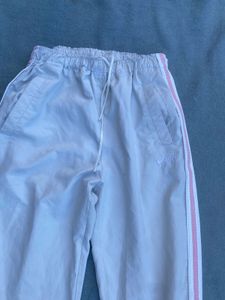 💯 Asics vintage style Pink Striped track Pants