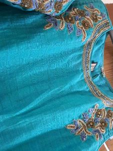Anarkali Kurta And Pant Set For Girls