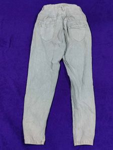 High-Waisted Light Wash Jeans
