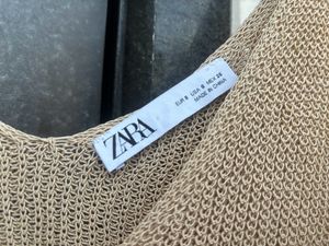 Zara Womens Crochet Crop Top