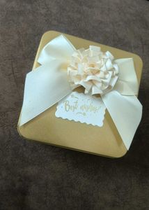 (COMBO) Yellow Thank You Pouch with box