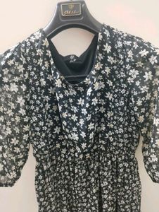 Chic Floral Print Mini Dress