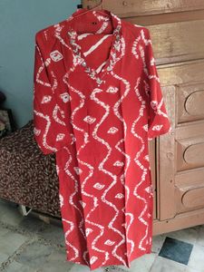 Rayon Material Small Size Kurta Set