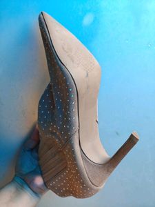 Pencil Boots (Silver Diamond)