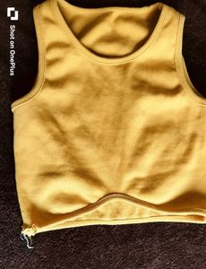 Basic Mustard Yellow Tank Top