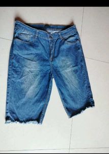 2 Denim Capri Shorts