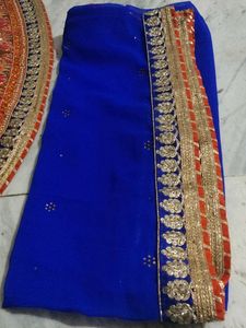 UNSTITCH MULTY COLOR LEHENGA