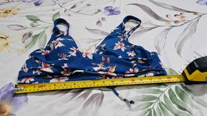 George V-Neck Twist-Front Bikini Top