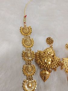 One Gram Gold Plated Necklace Set