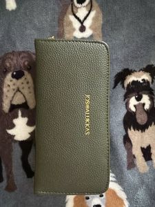 JOS ALUKKAS Green Textured Wallet