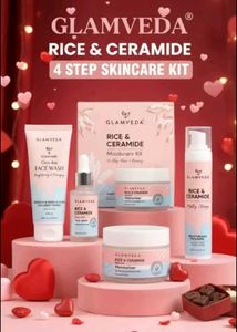 Glamveda Rice &amp; Ceramide Skincare Set