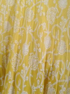 Beautiful Yellow Printed Kurta