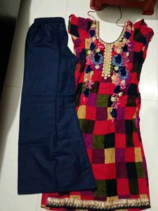 Elegant Embroidered Kurta Set