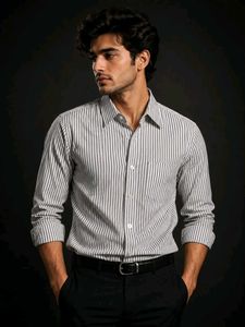 Classic Striped Men's Shirt