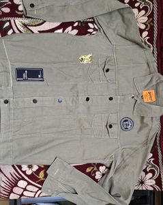Vintage Style Button-Down Jacket