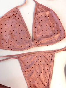 Trendy Pink Polka Dot Set