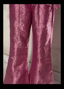 Pink Peplum Style cord set