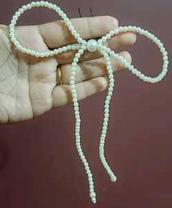 Pearl Bow Hair Accessories