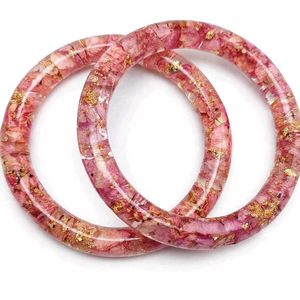 Resin Flower Bangles