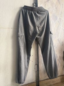 Grey Cargo Joggers