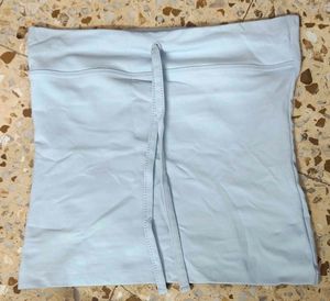 Light Blue tube Top with Tie
