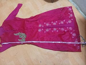 Girls Pink Kurta only