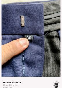 36" Men's Navy Blue Trousers Hardly Used