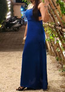 Elegant Royal Blue Maxi Dress
