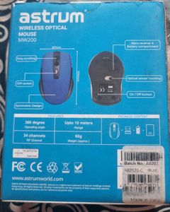 Astrum Wireless Optical Mouse MW200