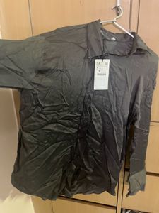 Zara Brand New Pure Satin Shirt