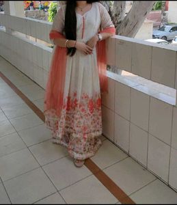Elegant Floral Print Kurta Set
