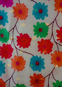 Beautiful Flowers Printed Dupatta 💛with multicolored