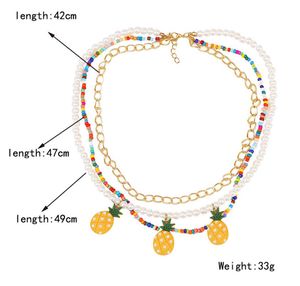Boho 🍍 Beaded Necklace! 🌟