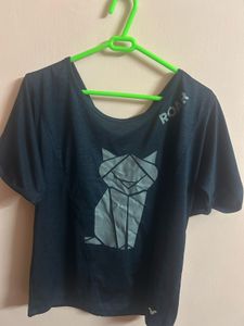 Cute Origami Cat Graphic T-Shirt