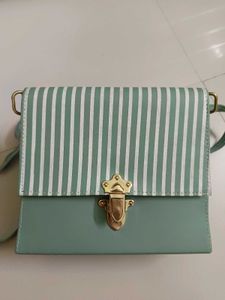 Striped Crossbody Bag