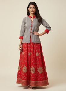 Embroidered Lehenga Choli Set