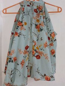 Floral Halter Neck Top