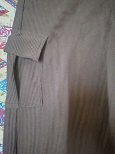 Brown Corduroy Cargo Pants