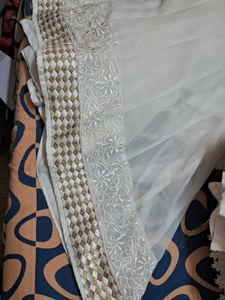 Elegant White Kurta with dupatta