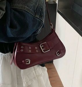 Chic Burgundy Hobo Bag