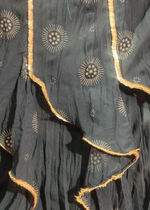 Black Skirt Elastic Waist