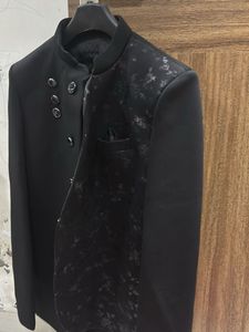 Men's Black Ethnic Jacket