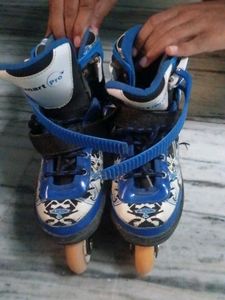 Blue Inline Skates