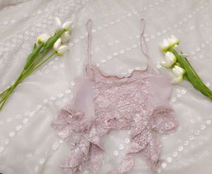 Elegant Lace Camisole frill top
