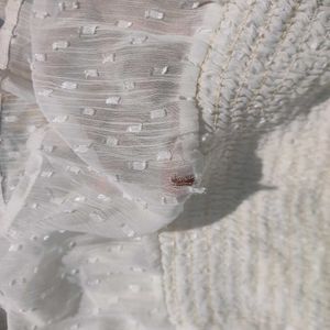 ⛔Sale⛔White Ruffle Top