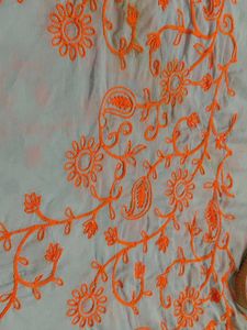 Embroidered Dupatta with Paisley Motifs