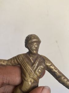 Unique Soldier Figurine Nunchaku Decor