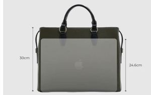 Stylish green branded Tote/laptop Bag