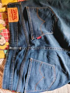 Levi's Blue Denim straight leg bootcut Jeans